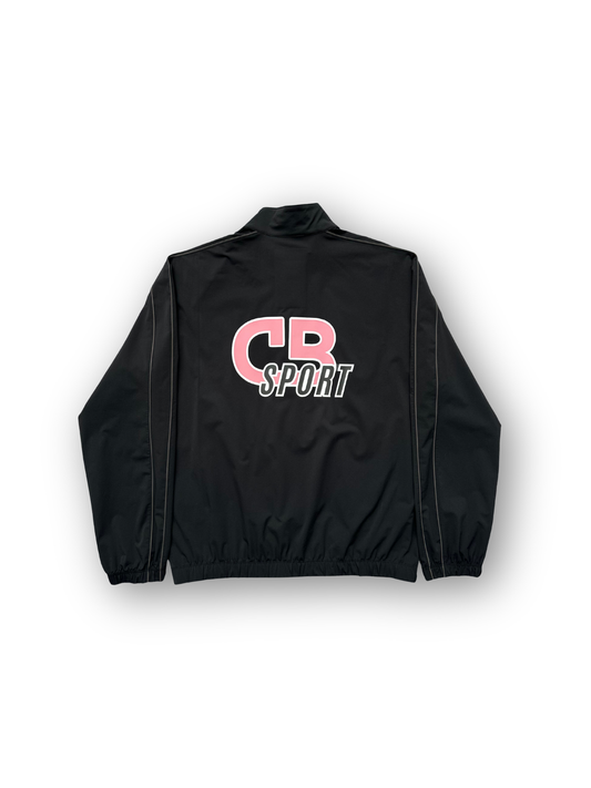 NYLON TRACK JACKET ROSE