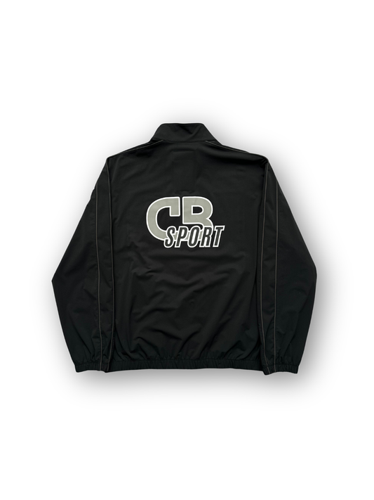 NYLON TRACK JACKET GRAPHITE