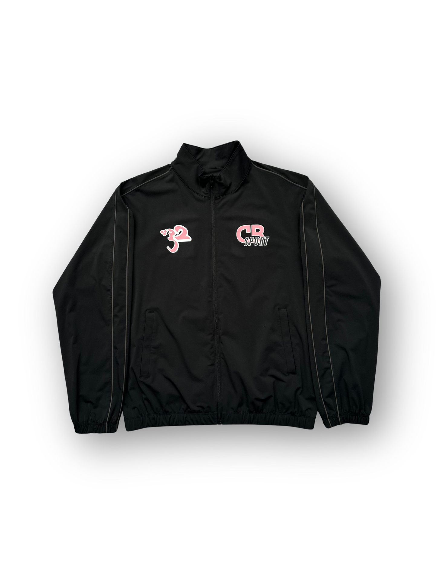NYLON TRACK JACKET ROSE