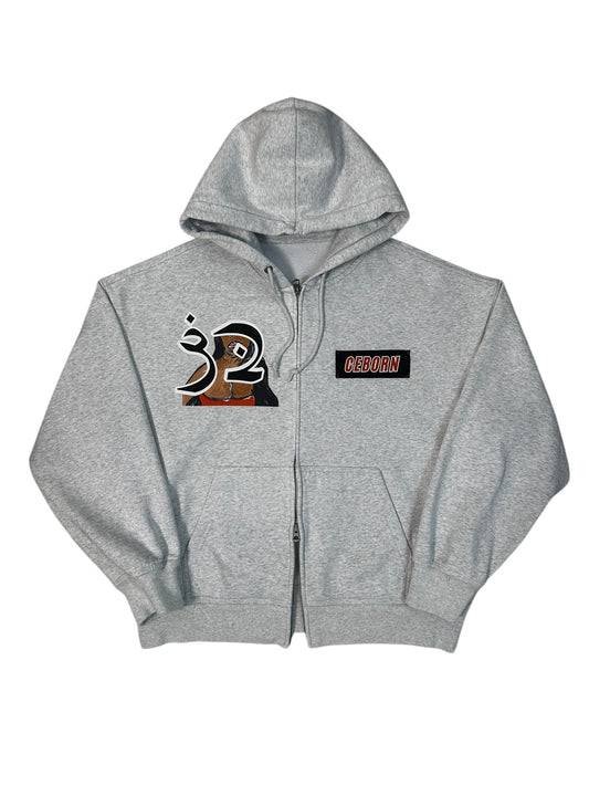 RELAXED PATCH ZIP HOODIE